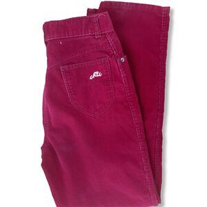 Vintage Chic H.I.S. Corduroy High Rise Baggy Tapered Pants Red vintage Sz 15/16